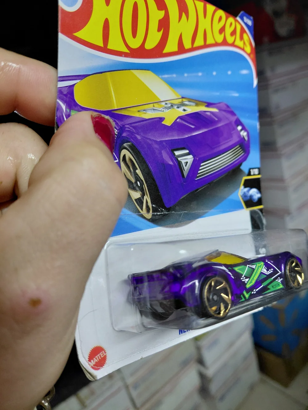 Hot Wheels Nerve Hammer from the 2025 HW X-Raycers series (1/10, number 13/250,